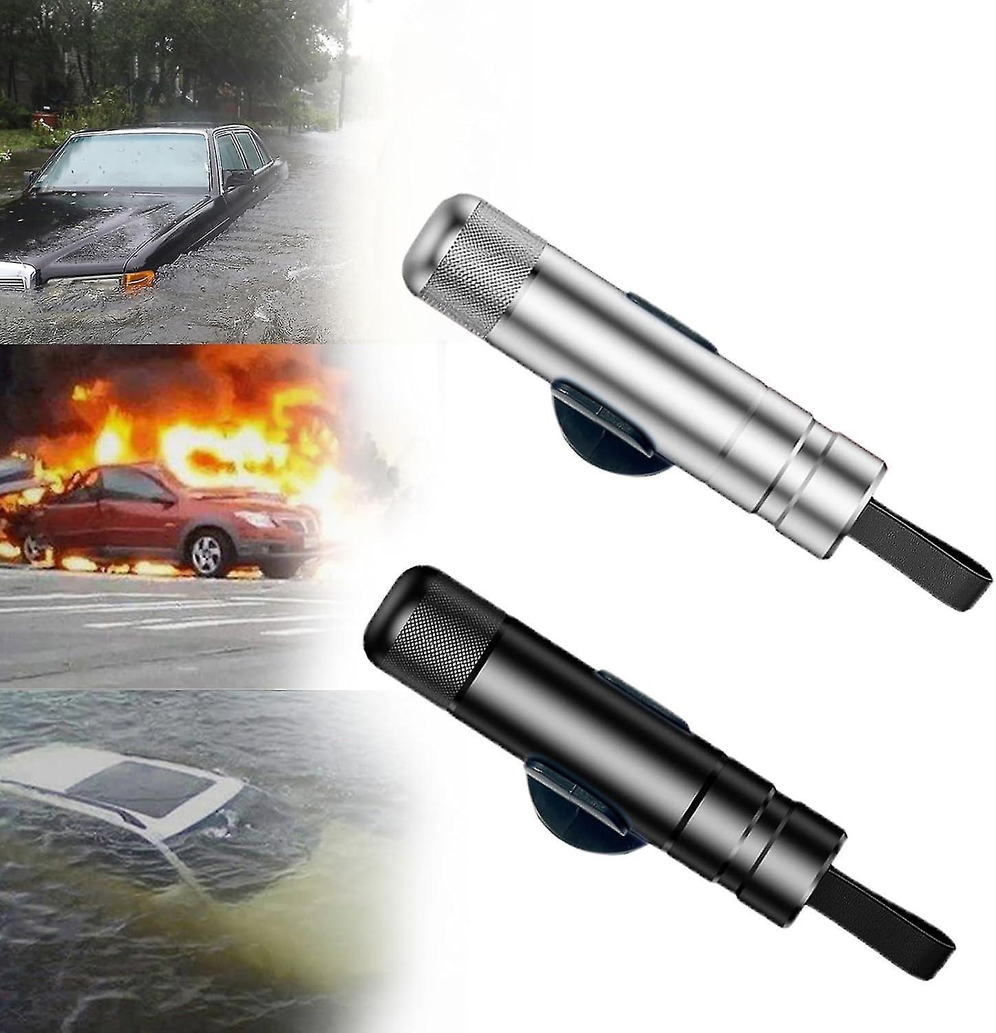 Sszfv 2pcs Safe Hammer Safety Hammer Safehammer Glass Breaker Car Safety Hammer Which Is An Emergency Escape Tool And Window Crusher Seat Belt Cutting