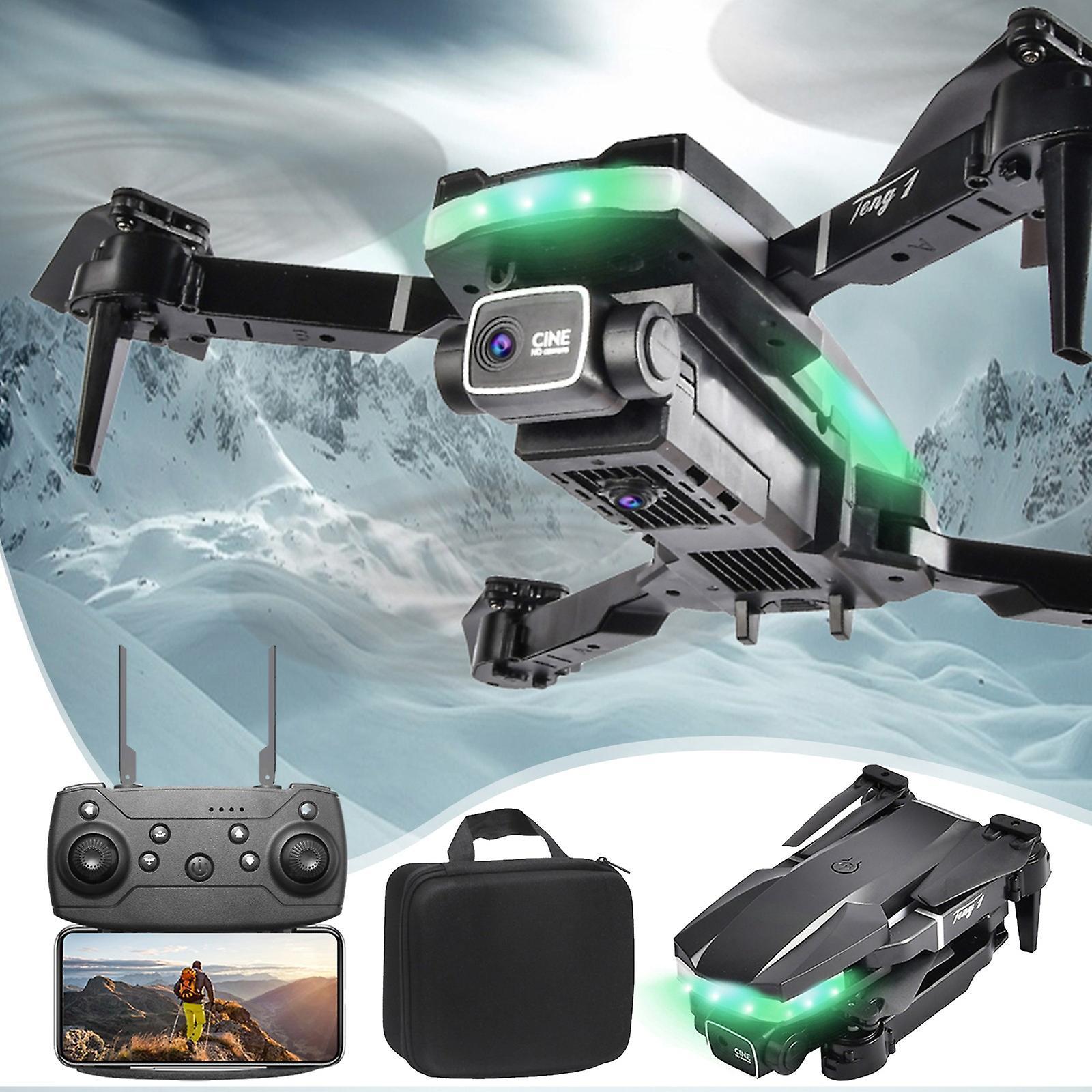 Taishh Drone With 1080P HD FPV Camera Remote Control Toys Gifts For Boys Girls With Altitude Hold Headless Mode Start Speed Adjustment Black