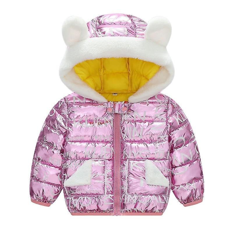 Slowmoose Winter Baby / Jackets, Snowsuit Coat Warm Velvet Outerwear pink-7713 18M