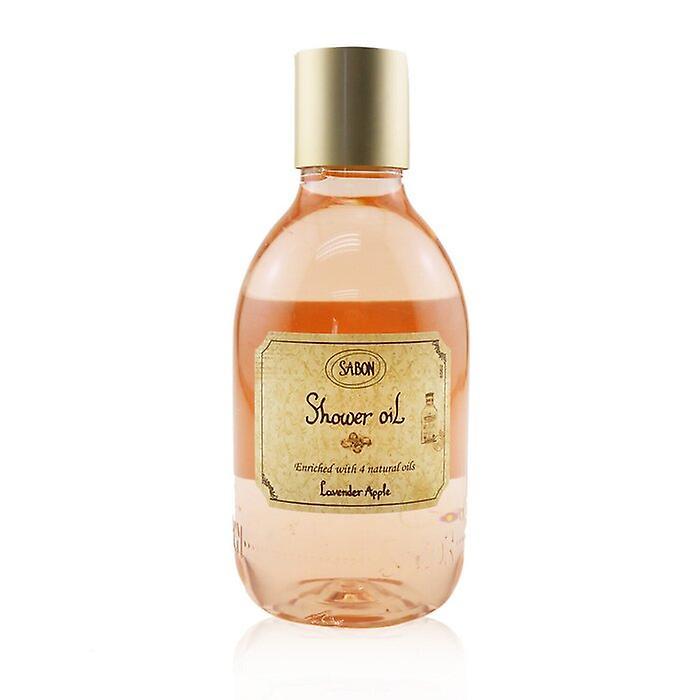 Sabon Shower oil - lavender apple (plastic bottle) - 300ml/10.1oz