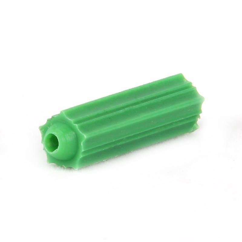 Slowmoose Green Masonry Screw- Fixing Wall Anchor Expansion Tube M6 (200pcs)