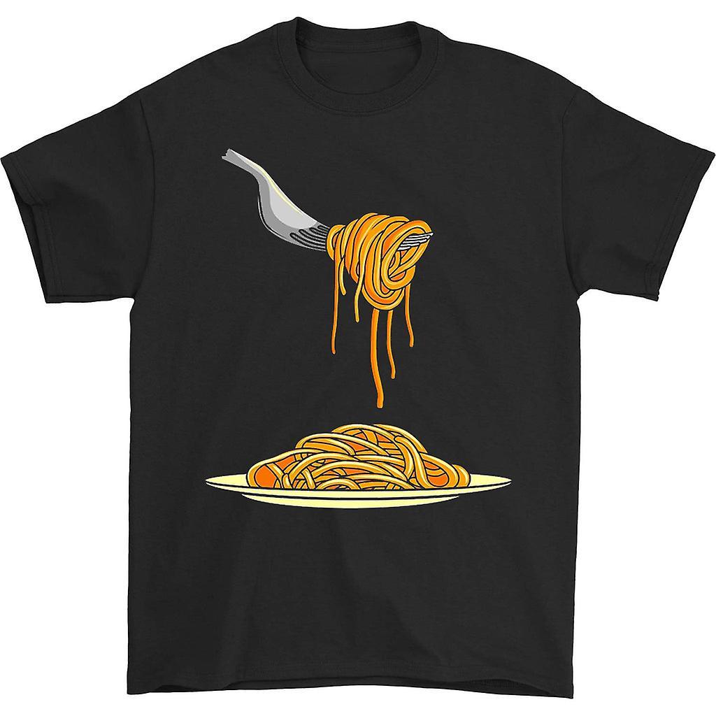 HISHARK Pasta dinner t-shirt Black S