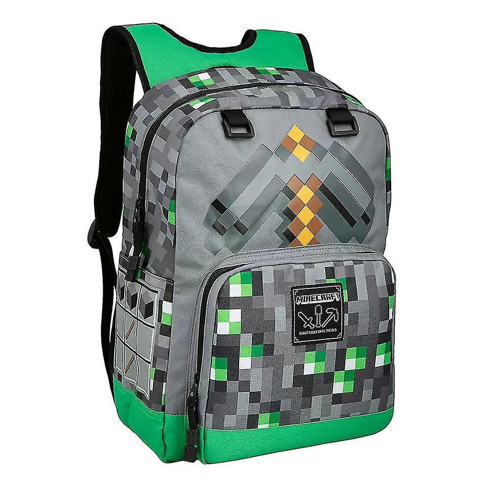 Sunset Minecraft Backpack Outdoor Large Capacity Rucksack School Bag Schoolbag Book Bags