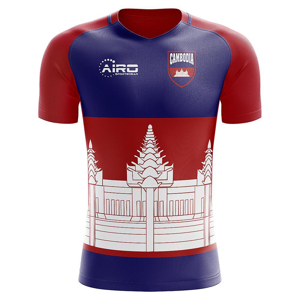 Airo Sportswear 2024-2025 Cambodia Home Concept Football Shirt Blue L