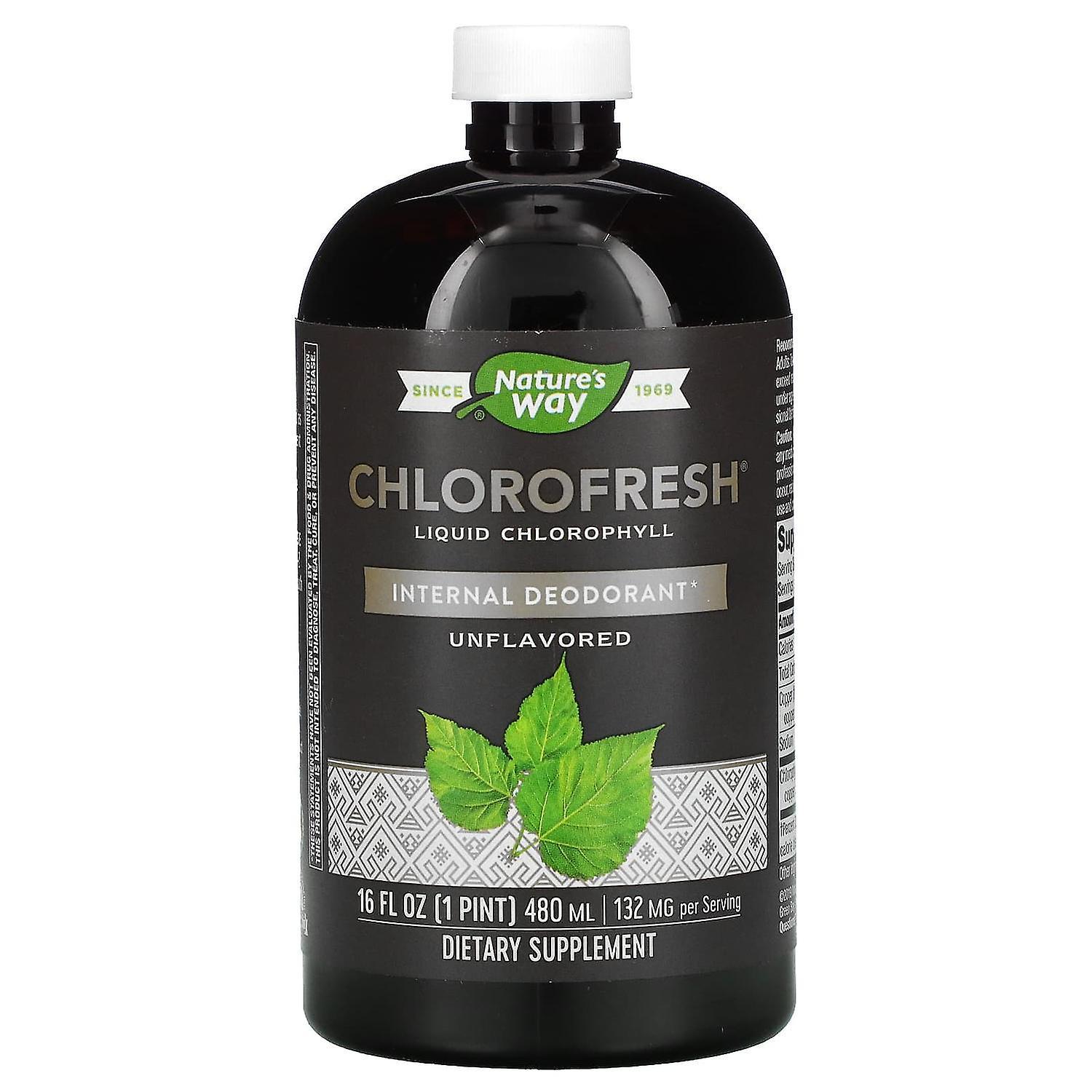 Nature's Way, Chlorofresh, Liquid Chlorophyll, Unflavored, 16 fl oz (480 ml)