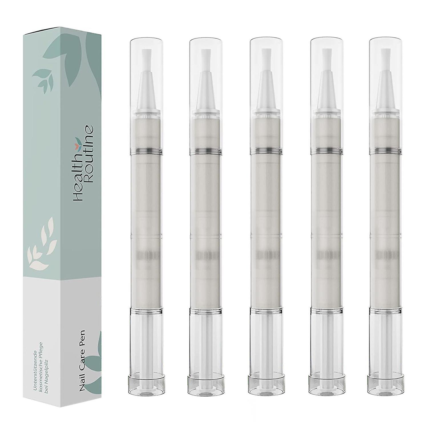 Wavepig 5pcs Healthroutinenail Care Pen Cosmetic Nail Fungus Treatment Quick Intensive For Nails With Aloe Vera Tea Tree Oil