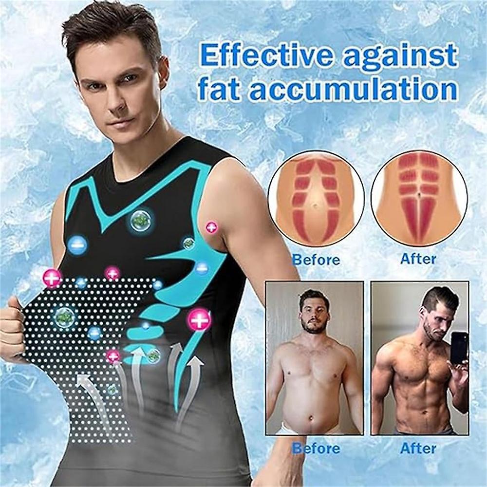 Jielin Menionic Tourmaline Posture Corrector Vest, Menionic Tourmaline Posturecorrector Vest,posture Corrector Men WHITE A S