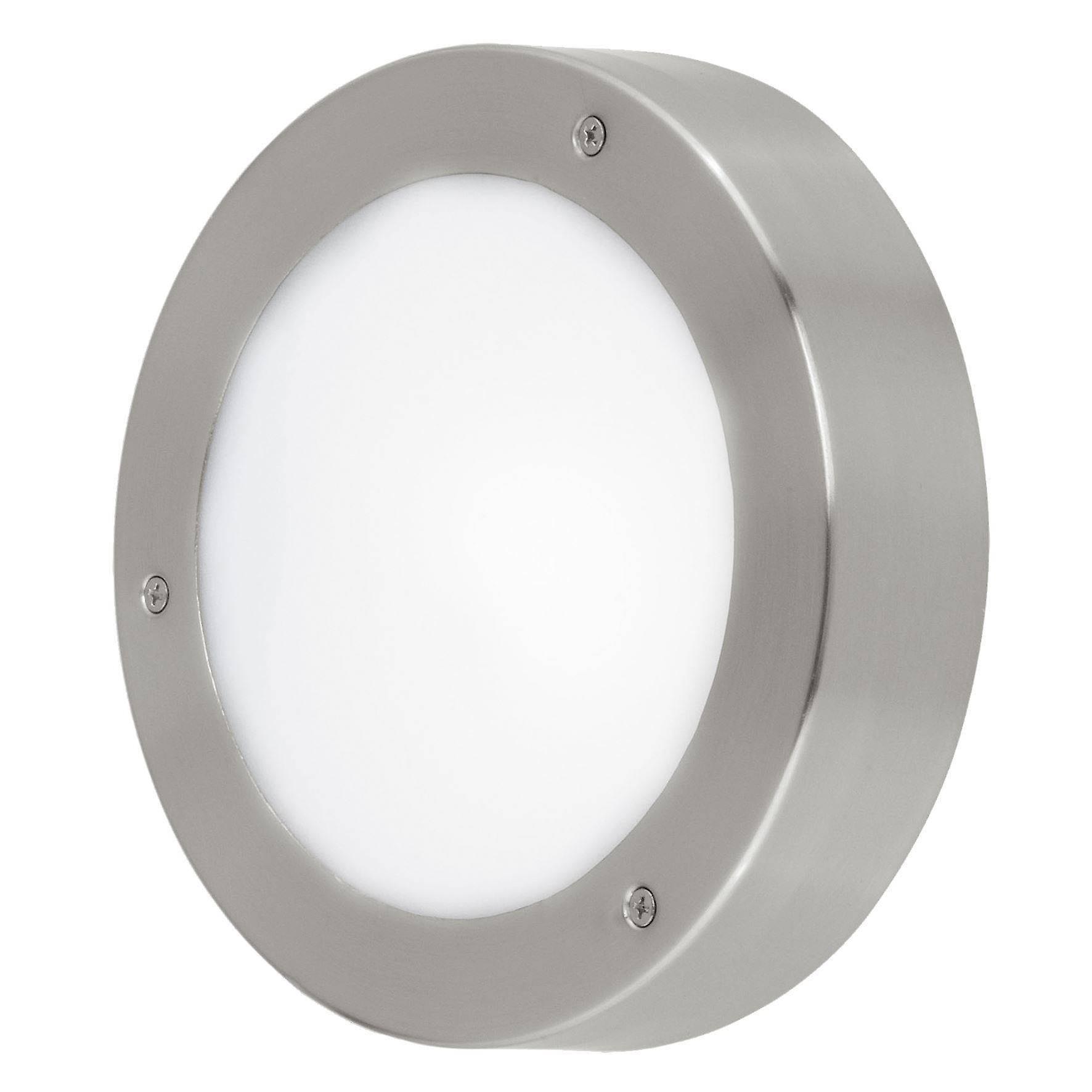 Eglo Lighting Vento LED Outdoor Surface Mounted Wall Light Stainless Steel 2044