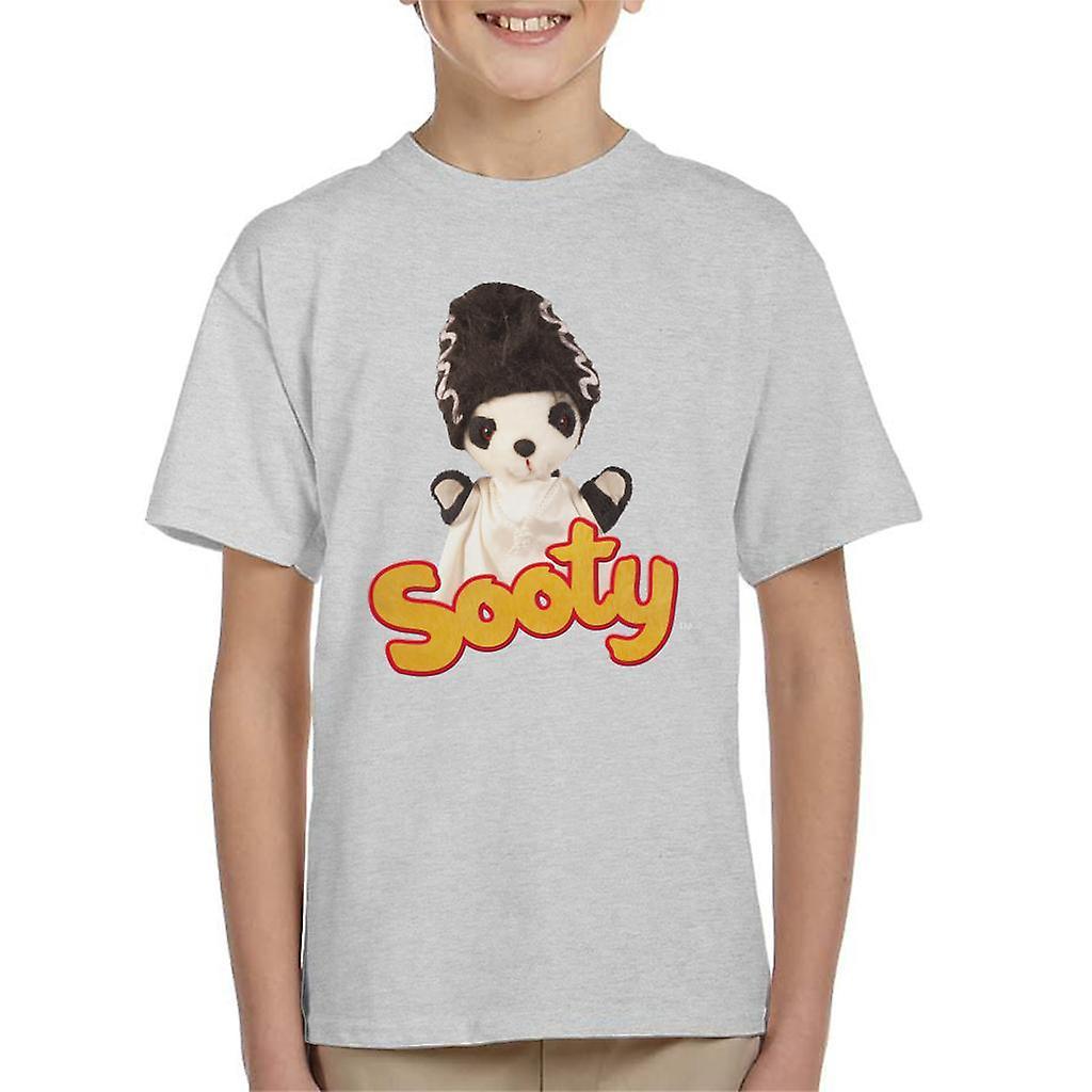 Sooty Halloween Spooky Soo Kid's T-Shirt Heather Grey X-Large (12-13 yrs)