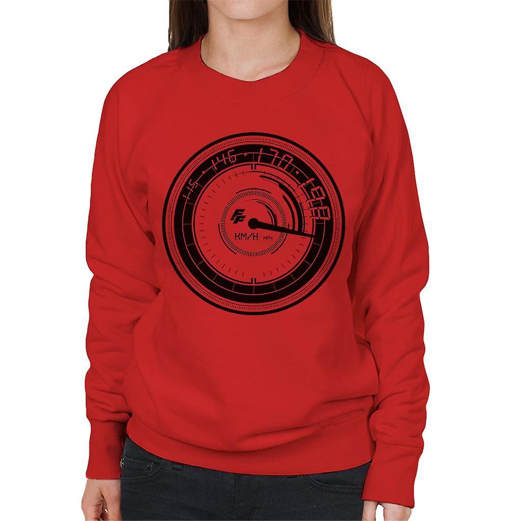 Fast & Furious Fast and Furious Speedometer Women's Sweatshirt Red Large