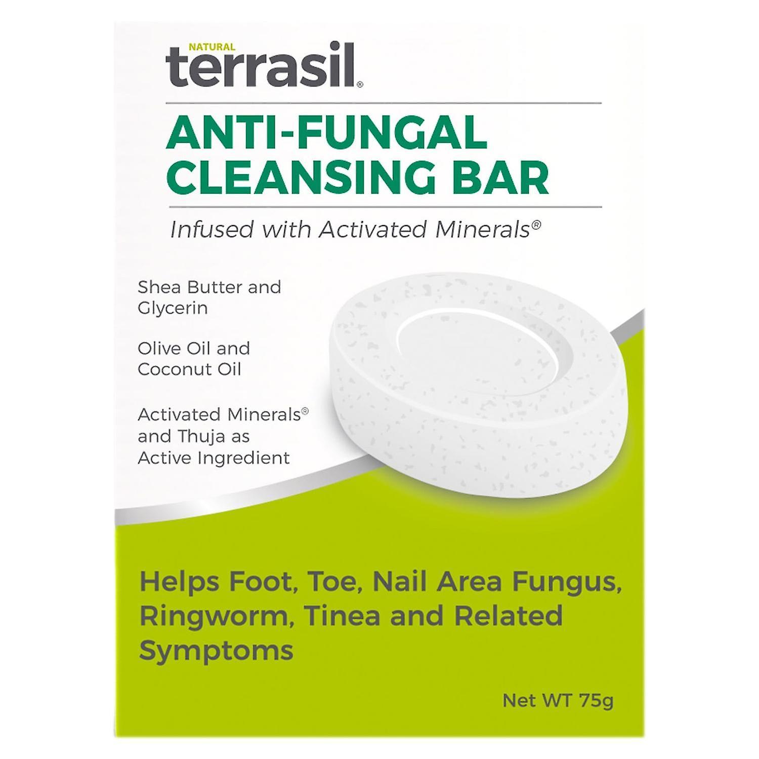 Terrasil, Anti-Fungal Cleansing Bar, 75 g