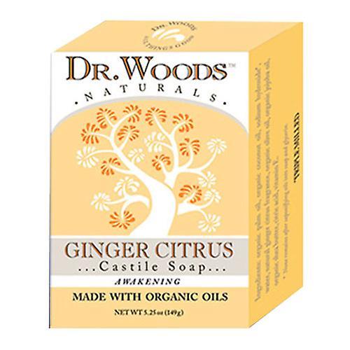 Dr Woods Dr.Woods Products Castile Bar Soap, Ginger Citrus, 5.25 Oz (Pack Of 1)