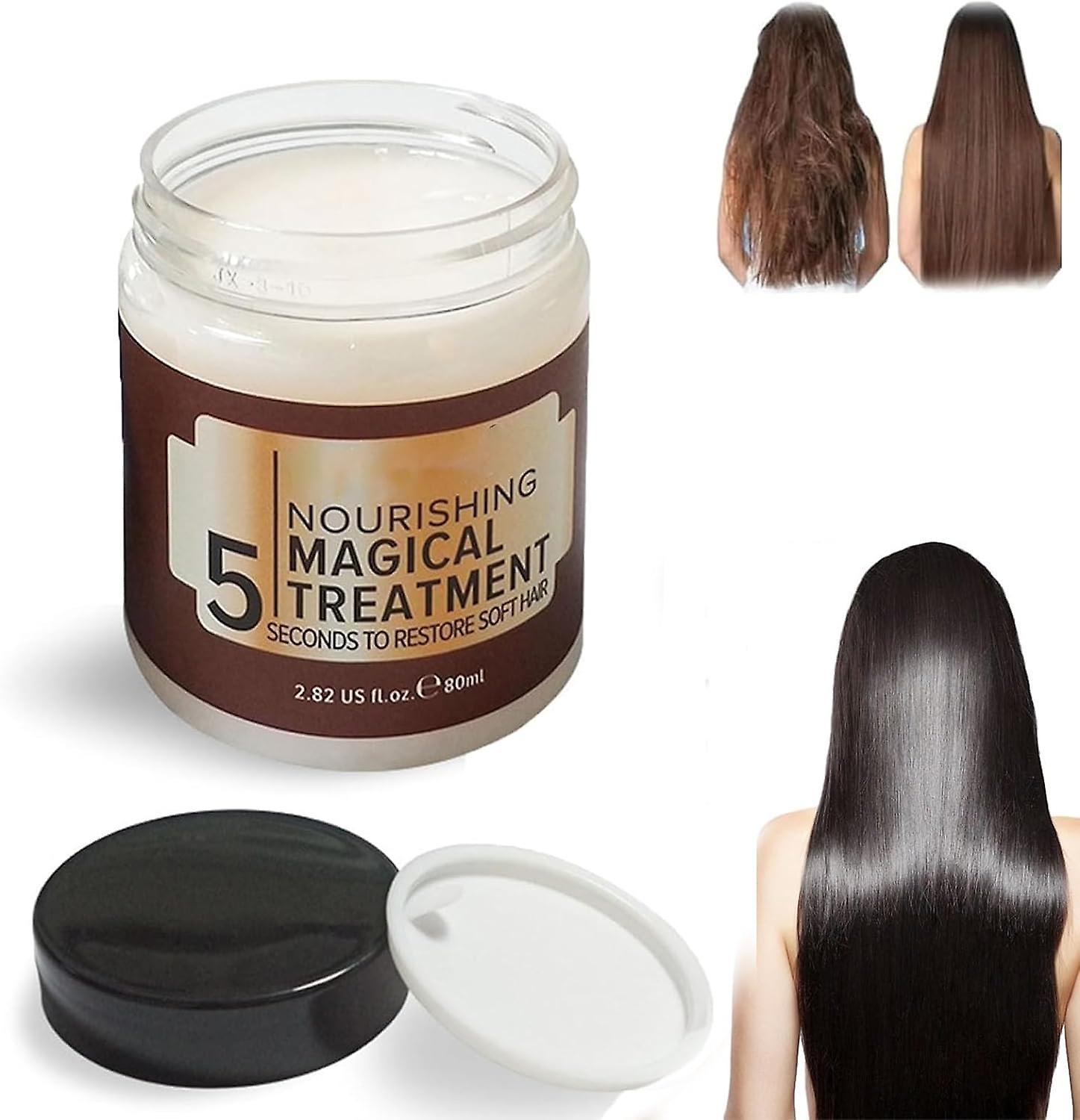 Frusde Nourishing Magical Treatment, 5 Seconds To Restore Soft Hair, Magical Treatment Hair Mask For Dry Damaged Hair Advanced Molecular Hair Treat...