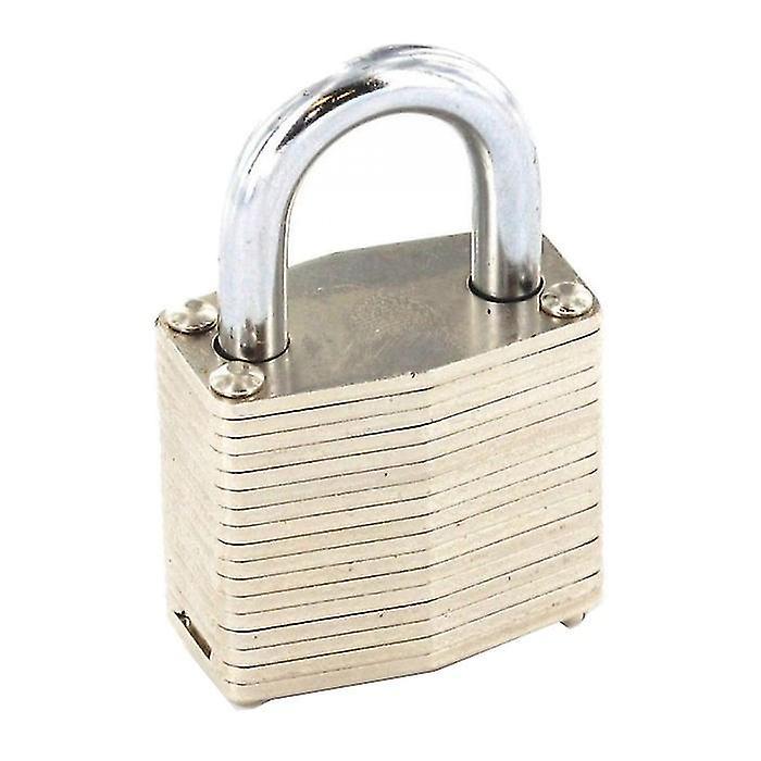 Securit Laminated Padlock Brass Cylinder 30mm