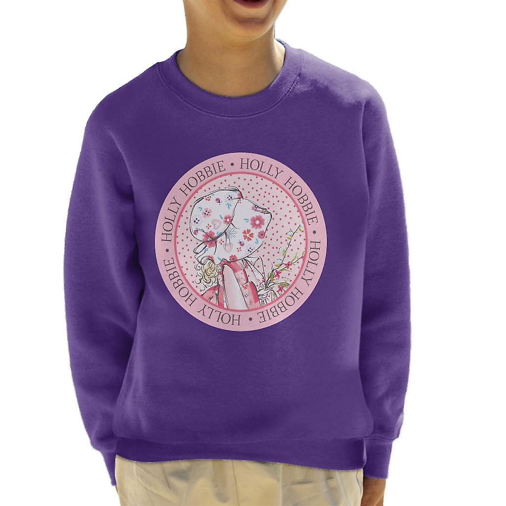 Holly Hobbie Circle Kid's Sweatshirt Purple Medium (7-8 yrs)