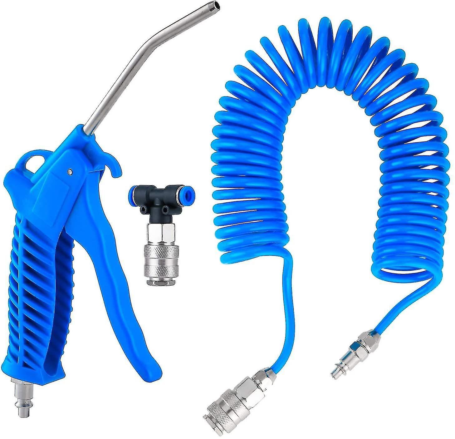 Generic Truck Air Blow Gun Cleaning Kit with 5m Spiral Hose