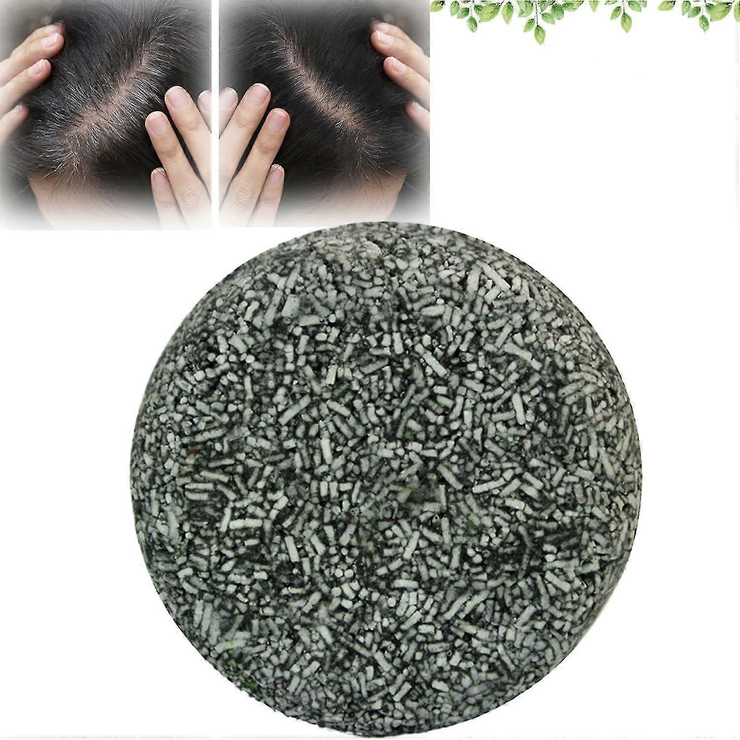 Rhafayre Gray Hair Reverse Bar,Mane Gray Reverse Bar, Gray White Hair Repair Unisex Bamboo charcoal 2 Pcs