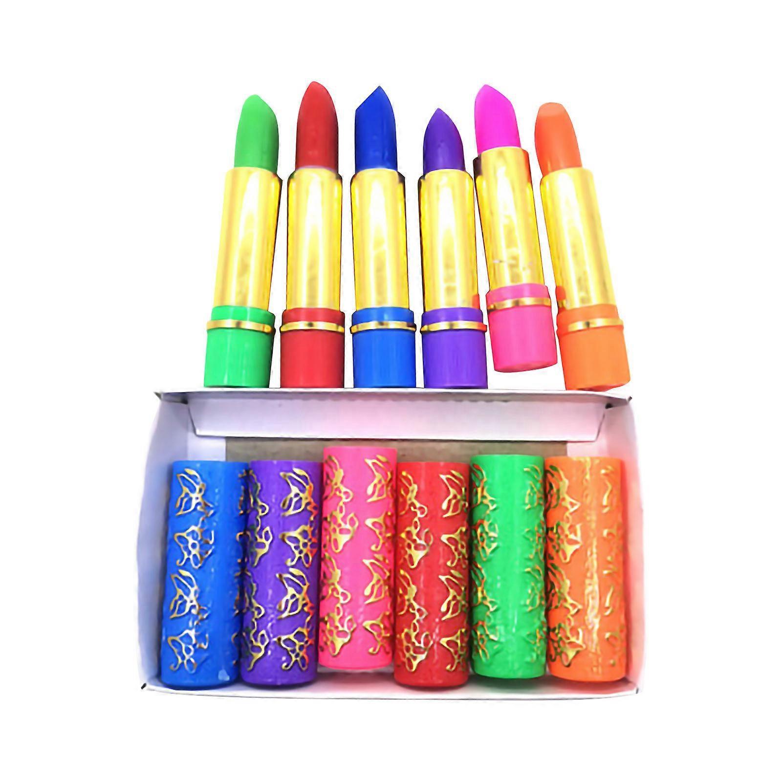 Flye Lipstick on Clearance Lip Oil Butterfly Color Changing Lip Balm Color Tube Color Changing Lipstick 6PC A