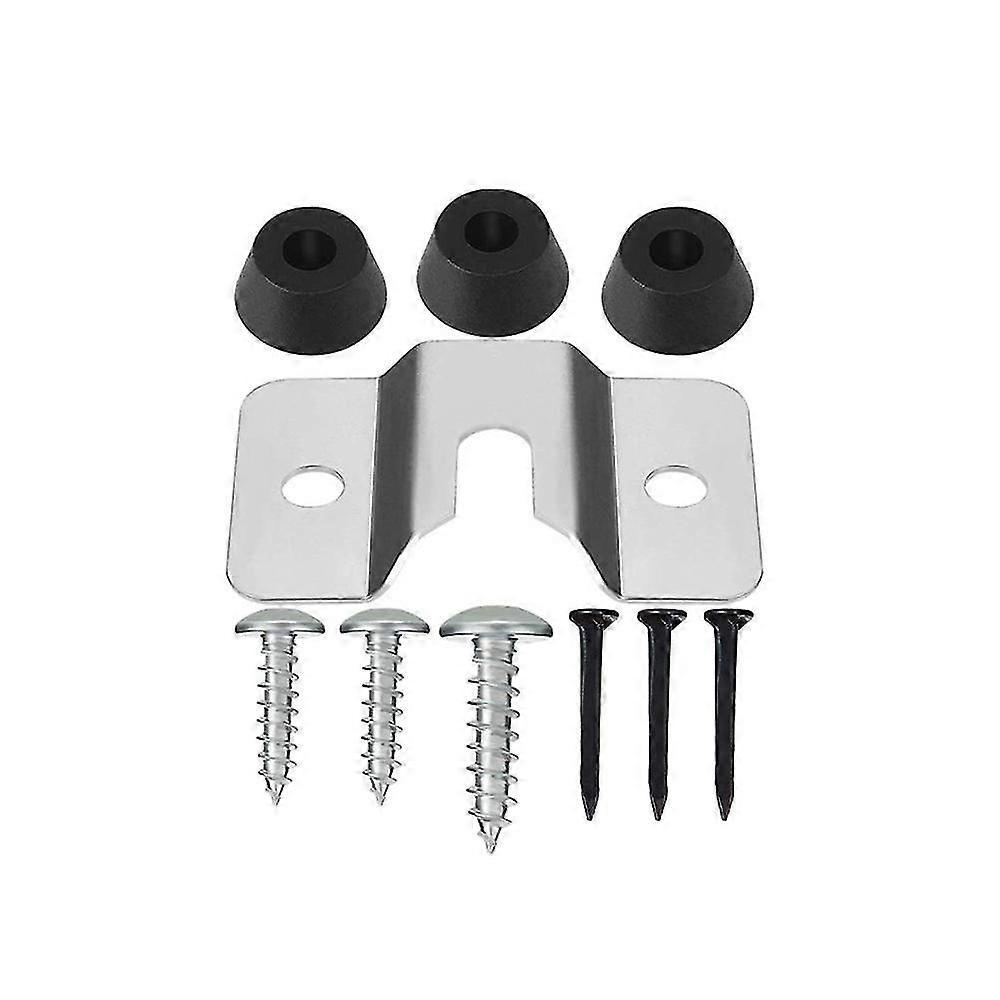 Aiyuego 4 Sets Dartboard Mounting Bracket Wall Bracket For Hanging Dartboard Stainless Steel Dart Holder Replacement For Mounting Dartboard 1 Set