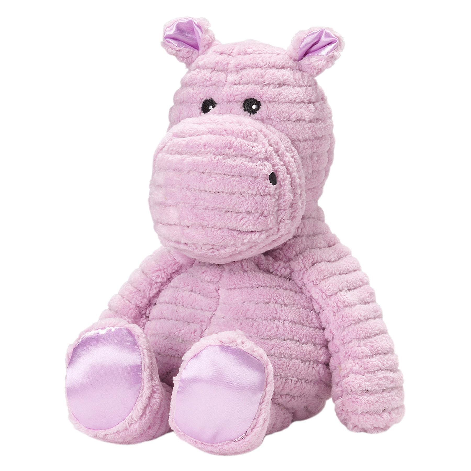 Warmies Microwavable Baby Soft Toy Lavender Scented Wheat Heat Pack Hippo 12"