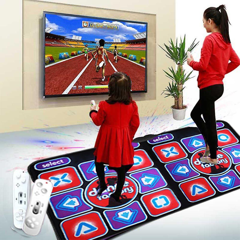 Sevenday Double User Wired Dancing Dance Mat Family Party Game With 2 Tv Remote Control Multifunction