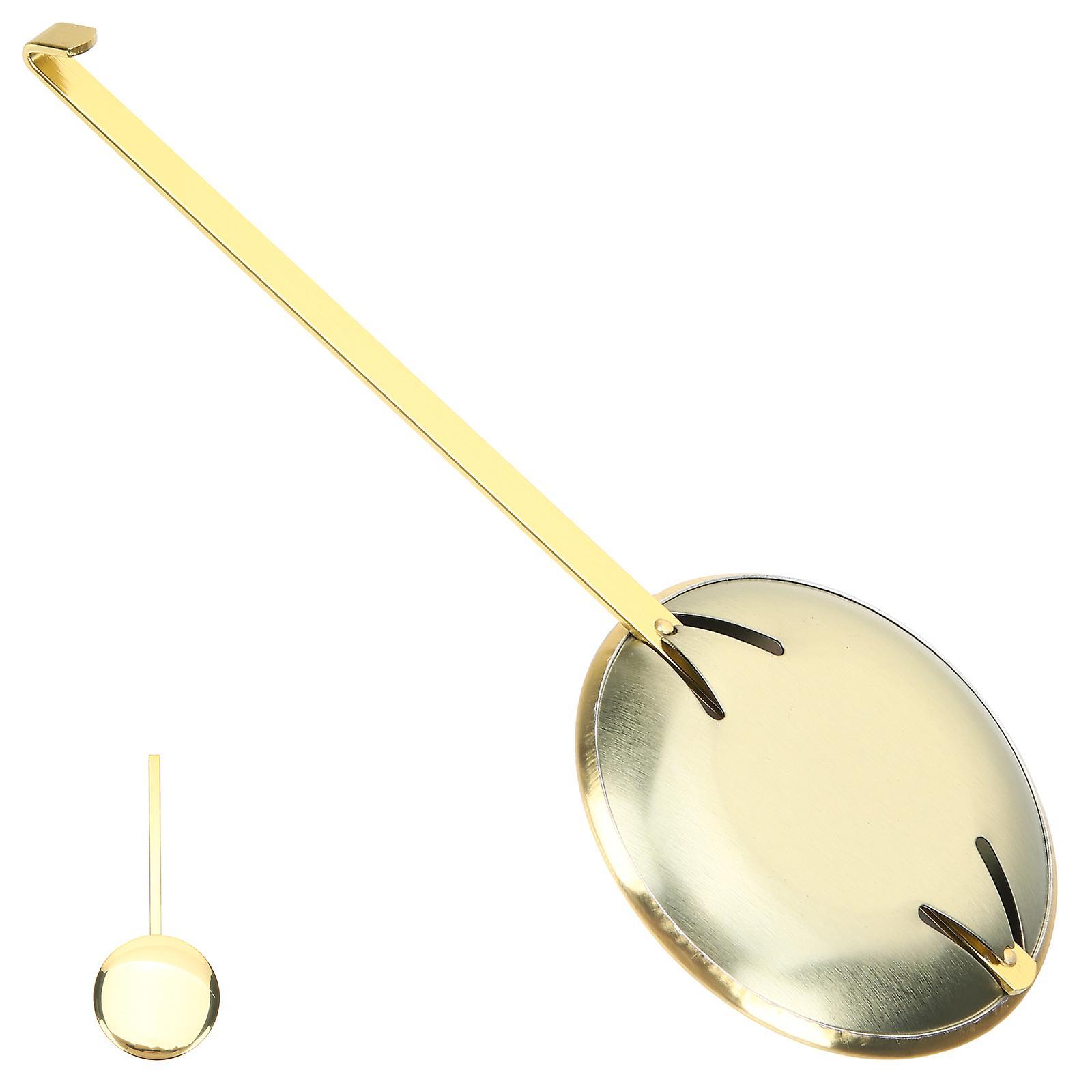 Tinksky Wall Clock Pendulum Replacement Metal Pendulum Part Wall Clock Accessory Golden 15x6cm