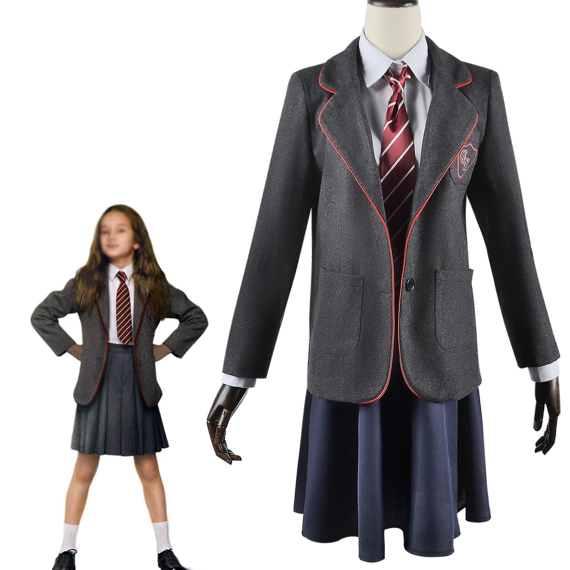 Abracing Roald Dahl Matilda The Musical Cosplay Costume For Girls grey 140