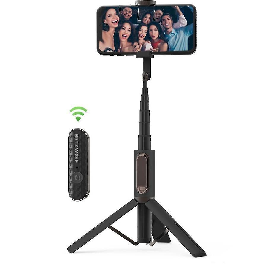 Slowmoose All In One, Portable Bluetooth Selfie Stick With Extendable Monopod/tripod Gray