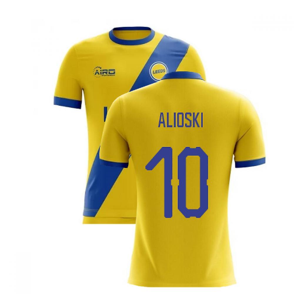 Airo Sportswear 2023-2024 Leeds Away Concept Football Shirt (Alioski 10) Yellow XL