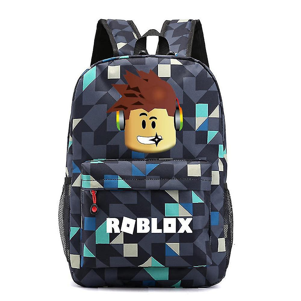 Lequeen Roblox Backpack For Kids, 3d Printing Large Capacity School Bag, Daypack For Boys Girls Gamer Gift C