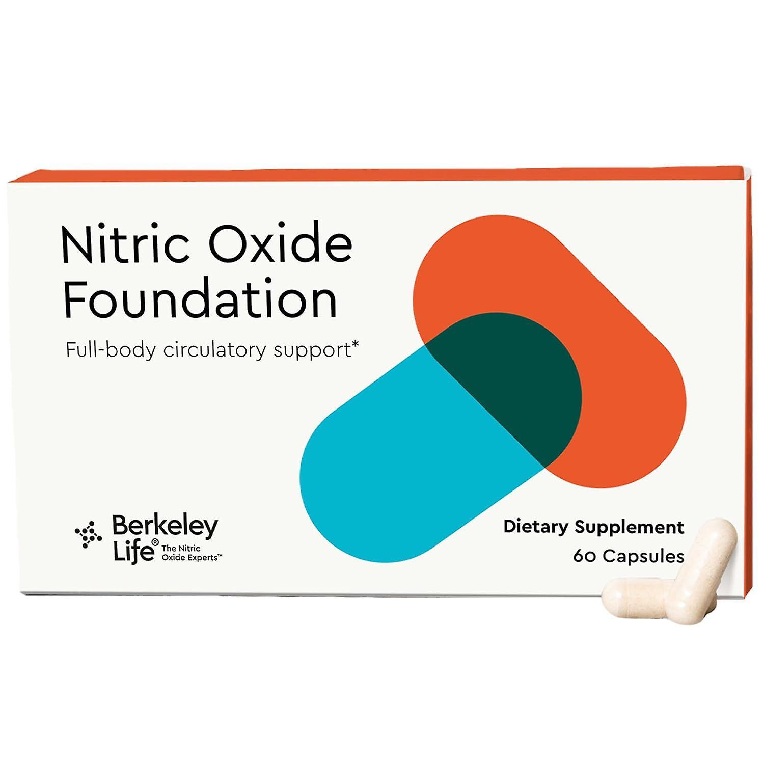 Berkeley life nitric oxide booster & support supplement 60 caps