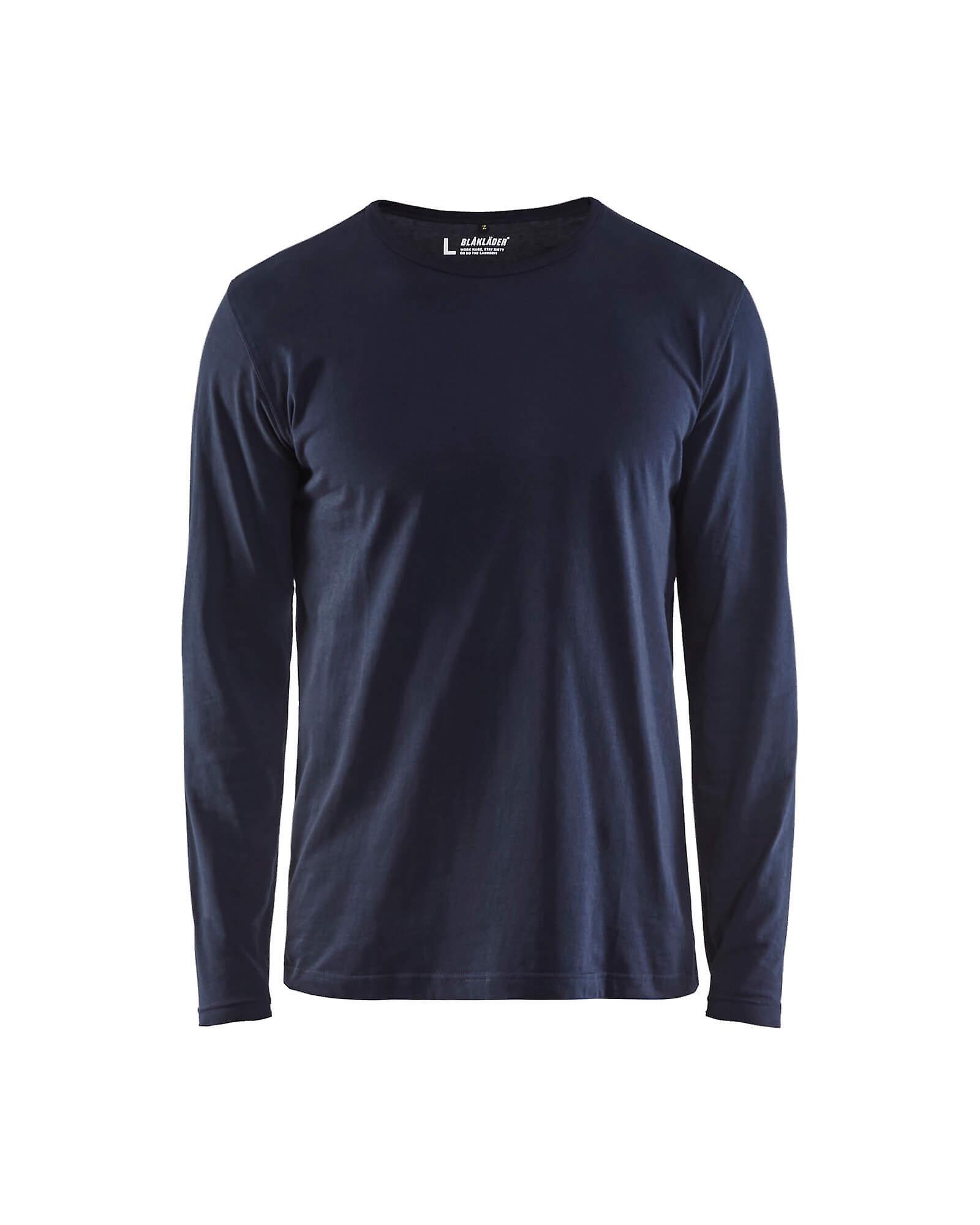 Blaklader 3500 long sleeve t-shirt - mens (35001042) Dark navy blue 4xl