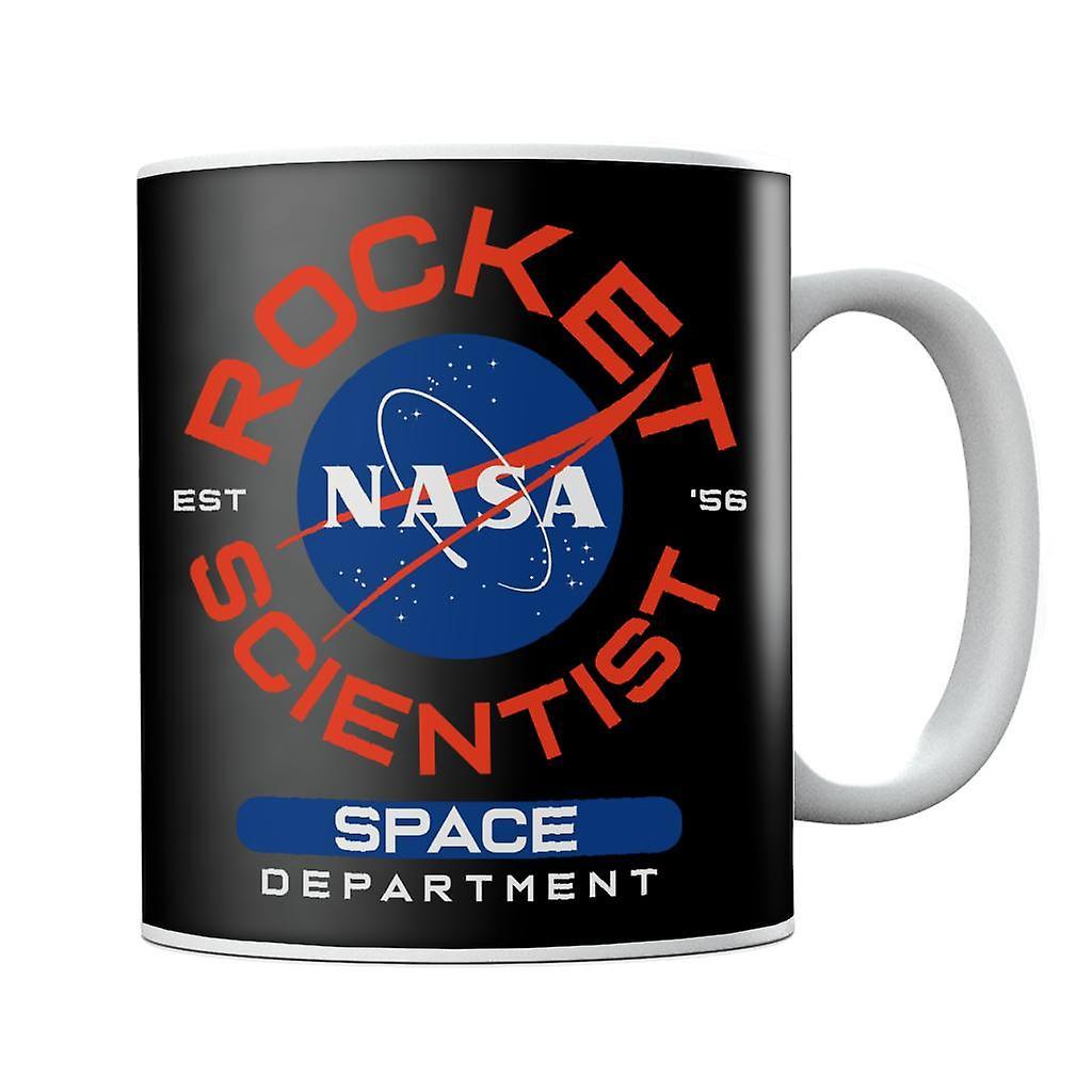 NASA Space Department Rocket Scientist Mug Black 10oz