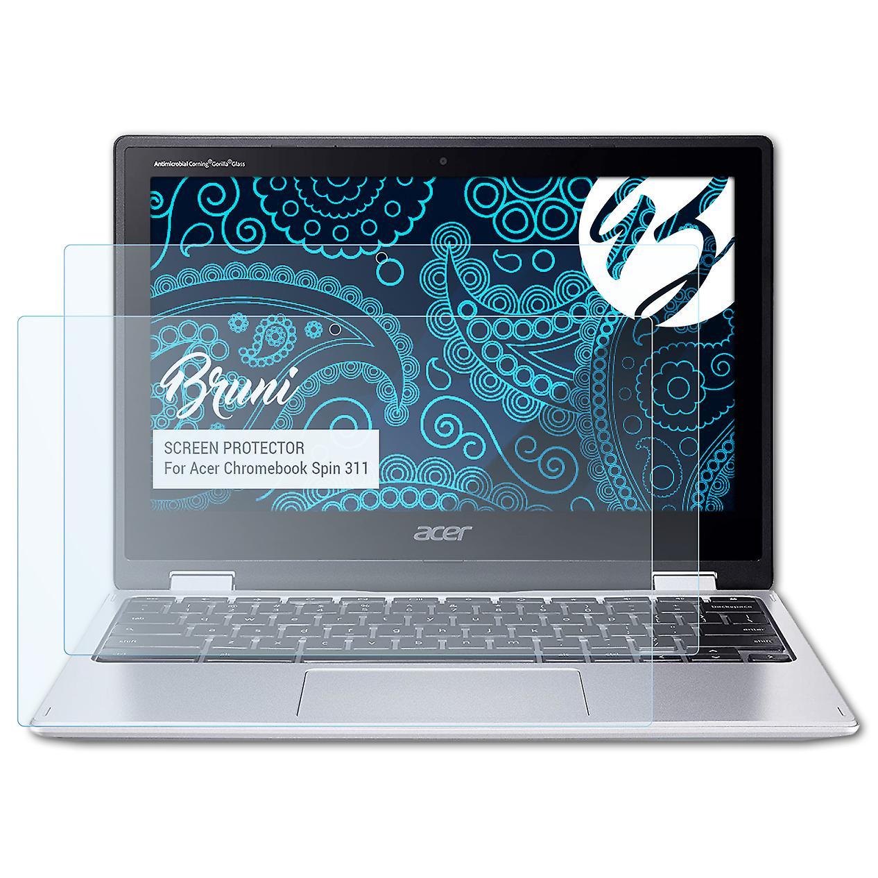 Bruni 2x protective film compatible with Acer Chromebook Spin 311 film clear