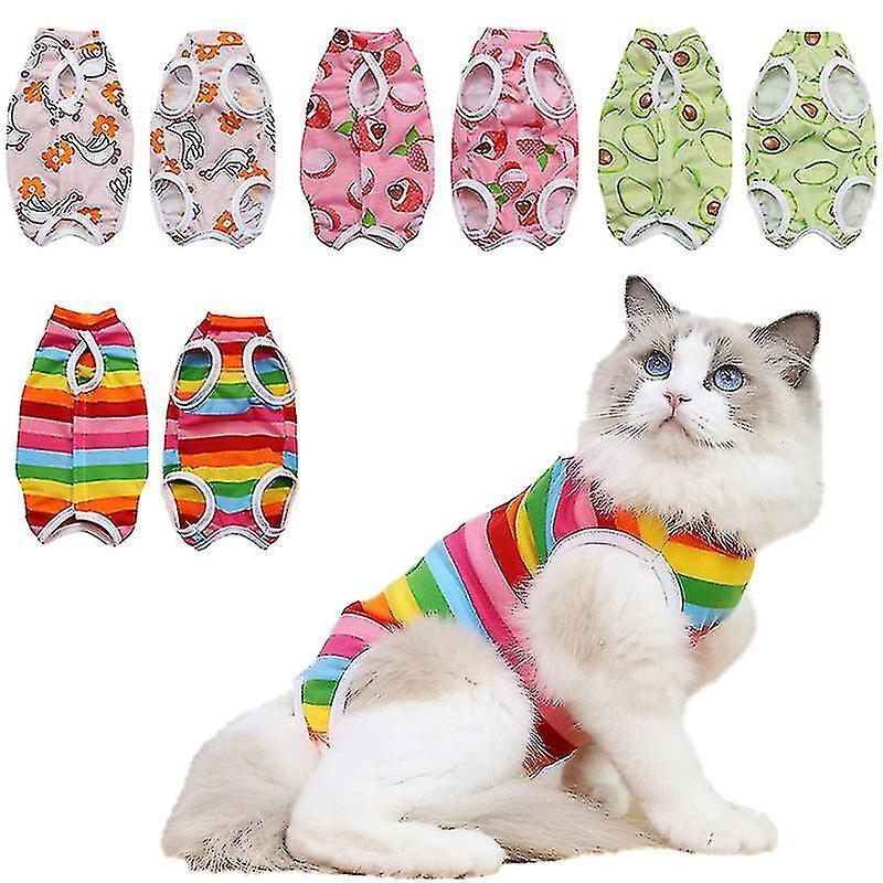 Cat Recovery Suit Surgery Recovery Suit For Cat, Sterilization Suit Anti-licking Recovery Clothing After Surgery,substitute E-collar Cone -fb Avoca...