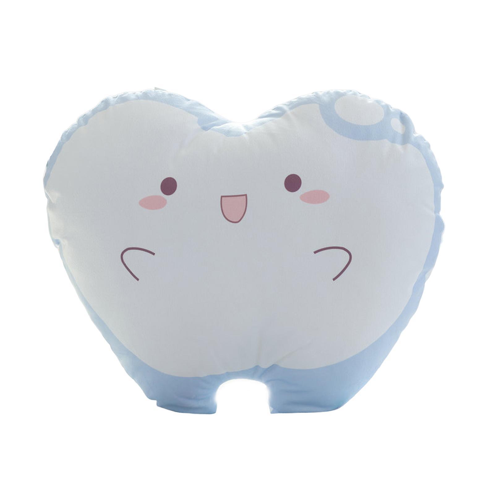 Sinknap Tooth Plush Pillow Various Cute Expression Plushie Soft Back Cushion Ornament Pp Cotton Cartoon Tooth Decay Doll Kids Stuffed Pillow Birthd...