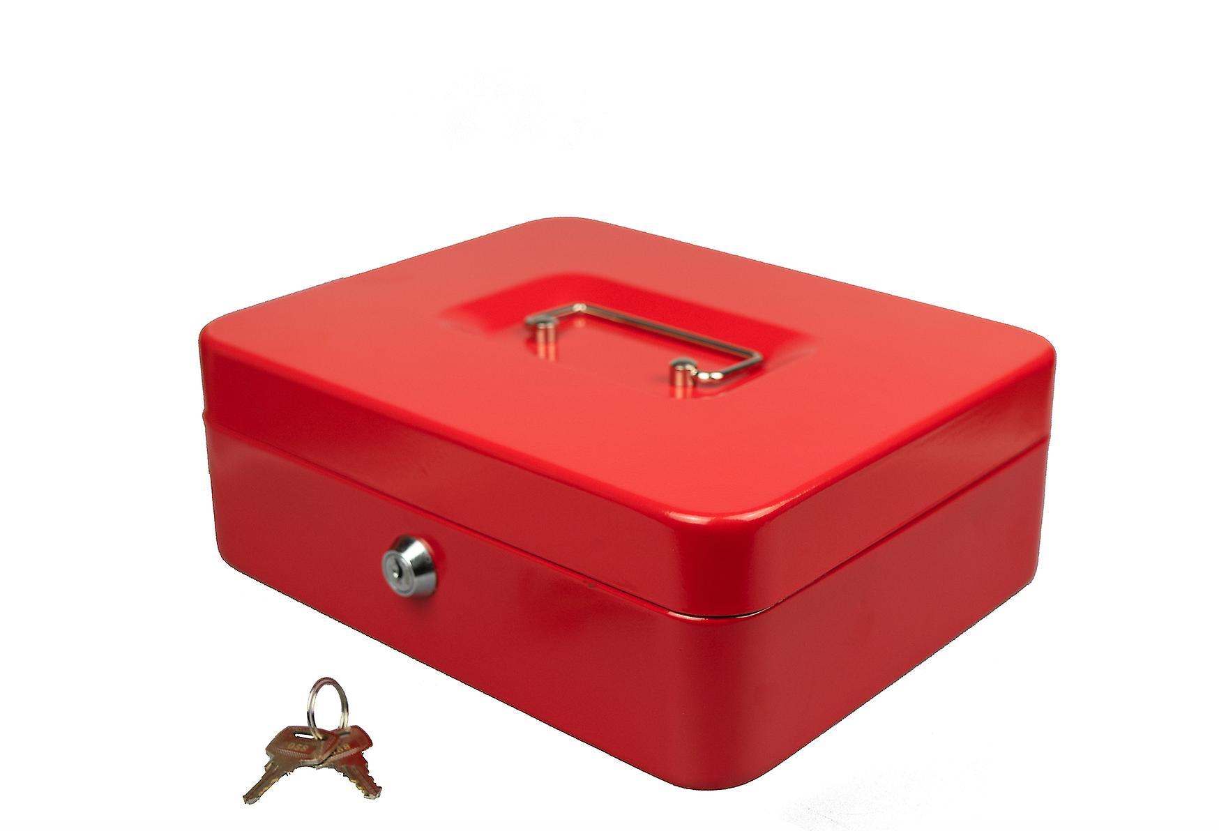 Hyfive petty cash box Red