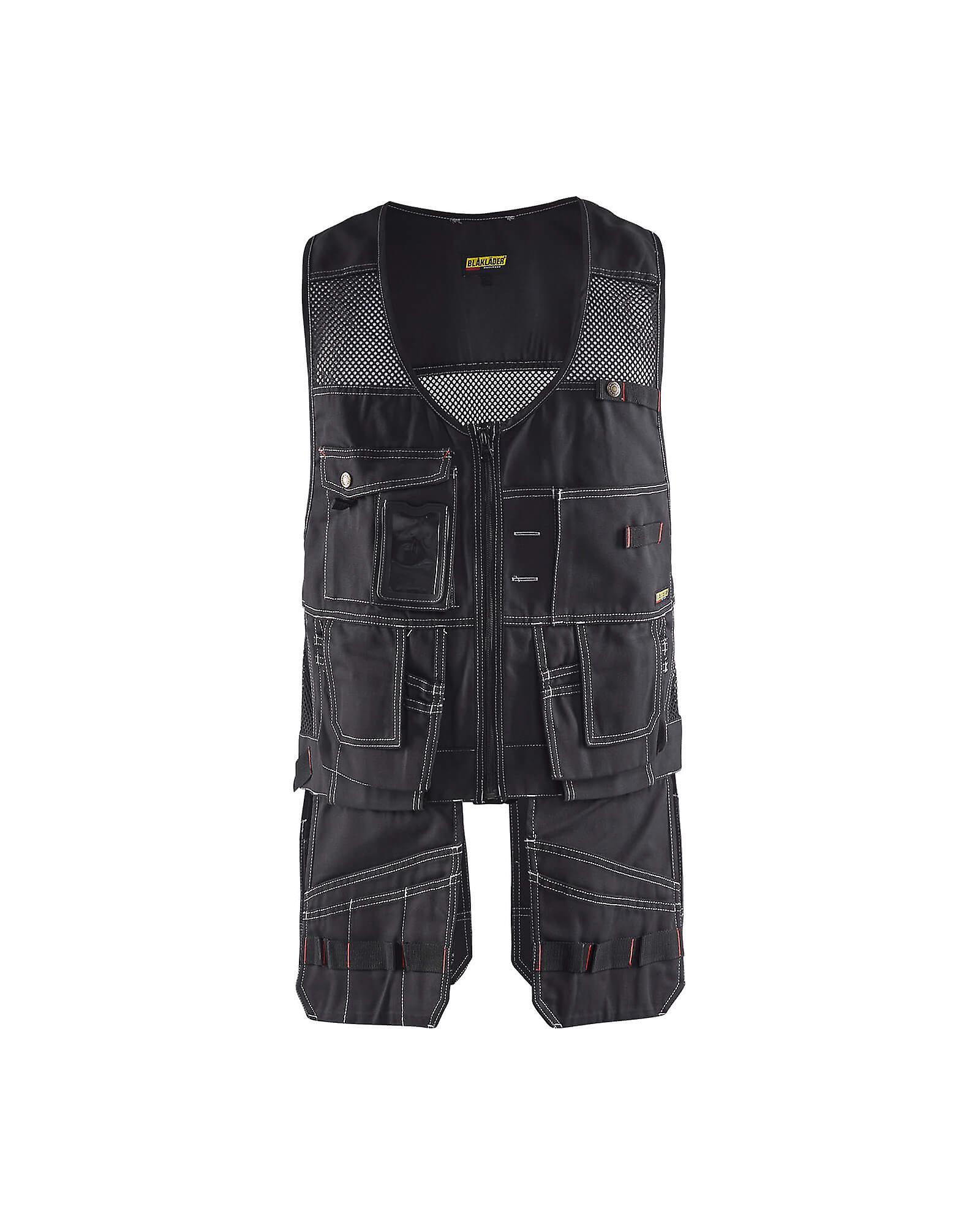 Blaklader 3100 zip waistcoat black - mens (31001380) Xxxl