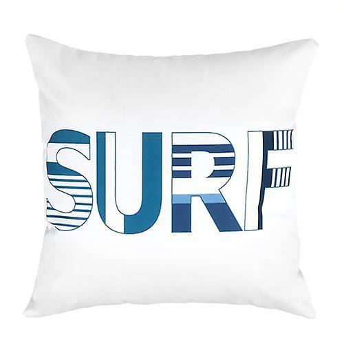 Gardenista Outdoor Scatter Cushion Back Cushions for Sofa Chair Water Resistance Printed Square Cushion Garden throw pillows Marina Surf 18"