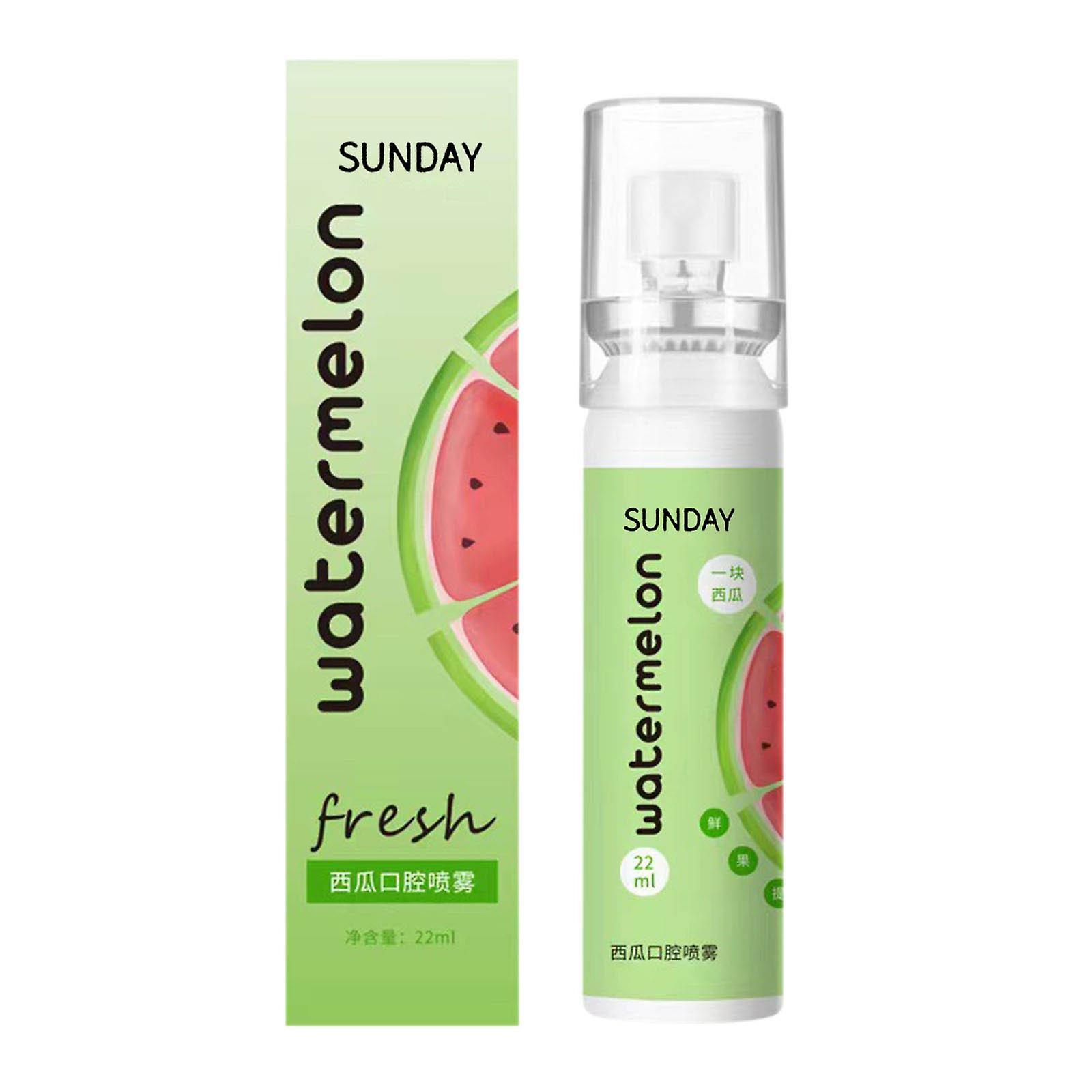 unbrand Fruit-Flavored Oral Spray Freshener Compact Portable Refreshing Cool Fresh Breath Oral Odor Care Breath Refresher Portable Mouthwash 22ml F...