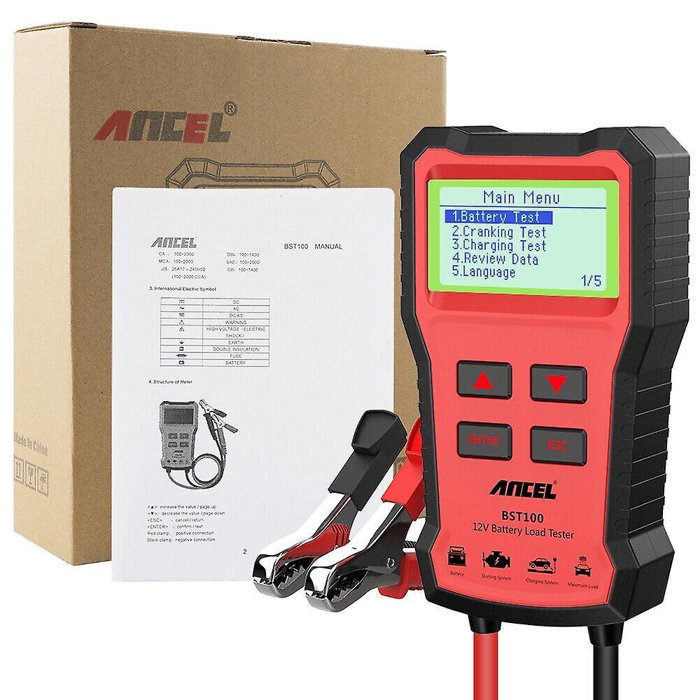 Ancel BST100 12V Automotive Car Battery Tester 220Ah Charging Analyzer