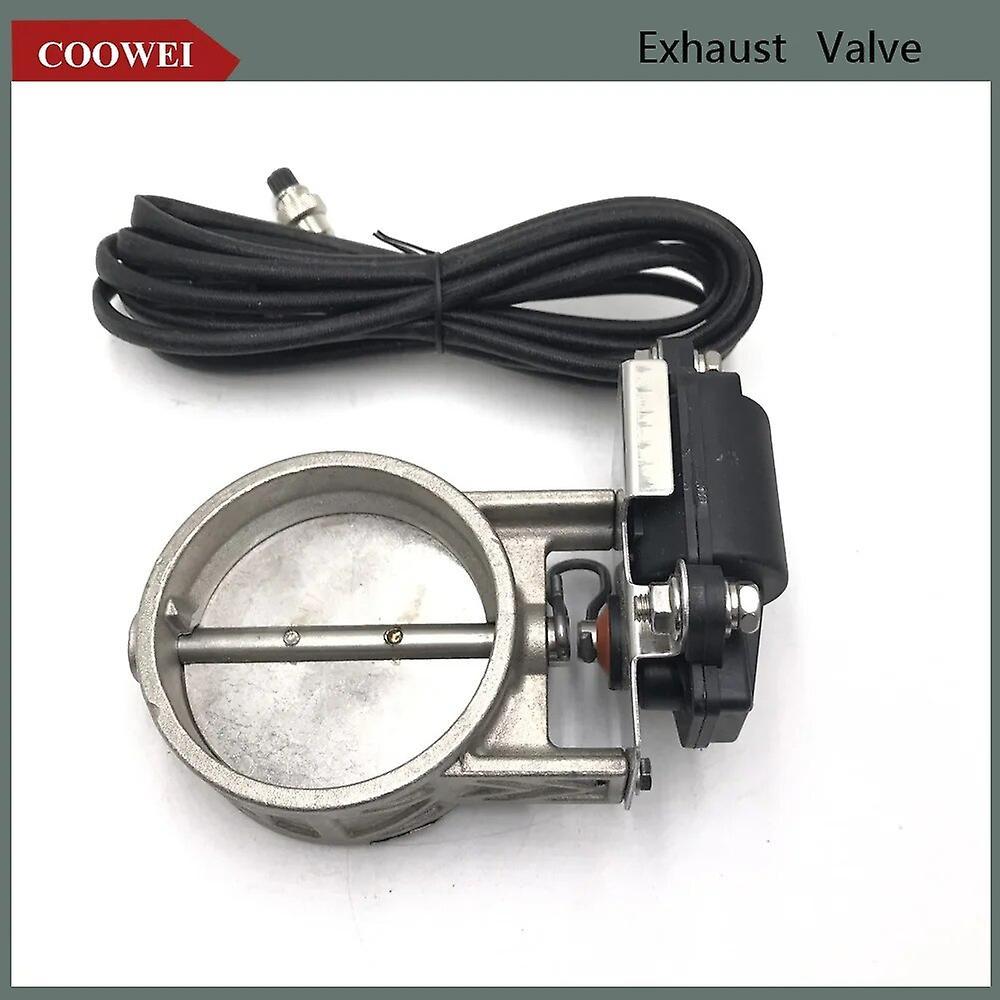 Bolongking 2"/2.25"/2.5"/2.75"/3" Exhaust Valve Flap Control Electric Exhaust Cut out Valve For Exhaust Catback Downpipe 3Inch-76mm