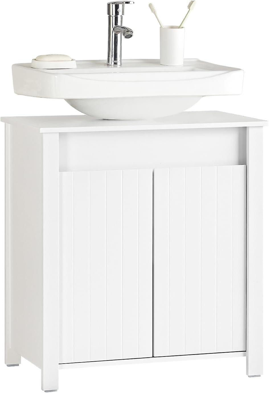 SoBuy BZR101-W, Under Sink Cabinet Bathroom Vanity Unit Bathroom Storage Cabinet