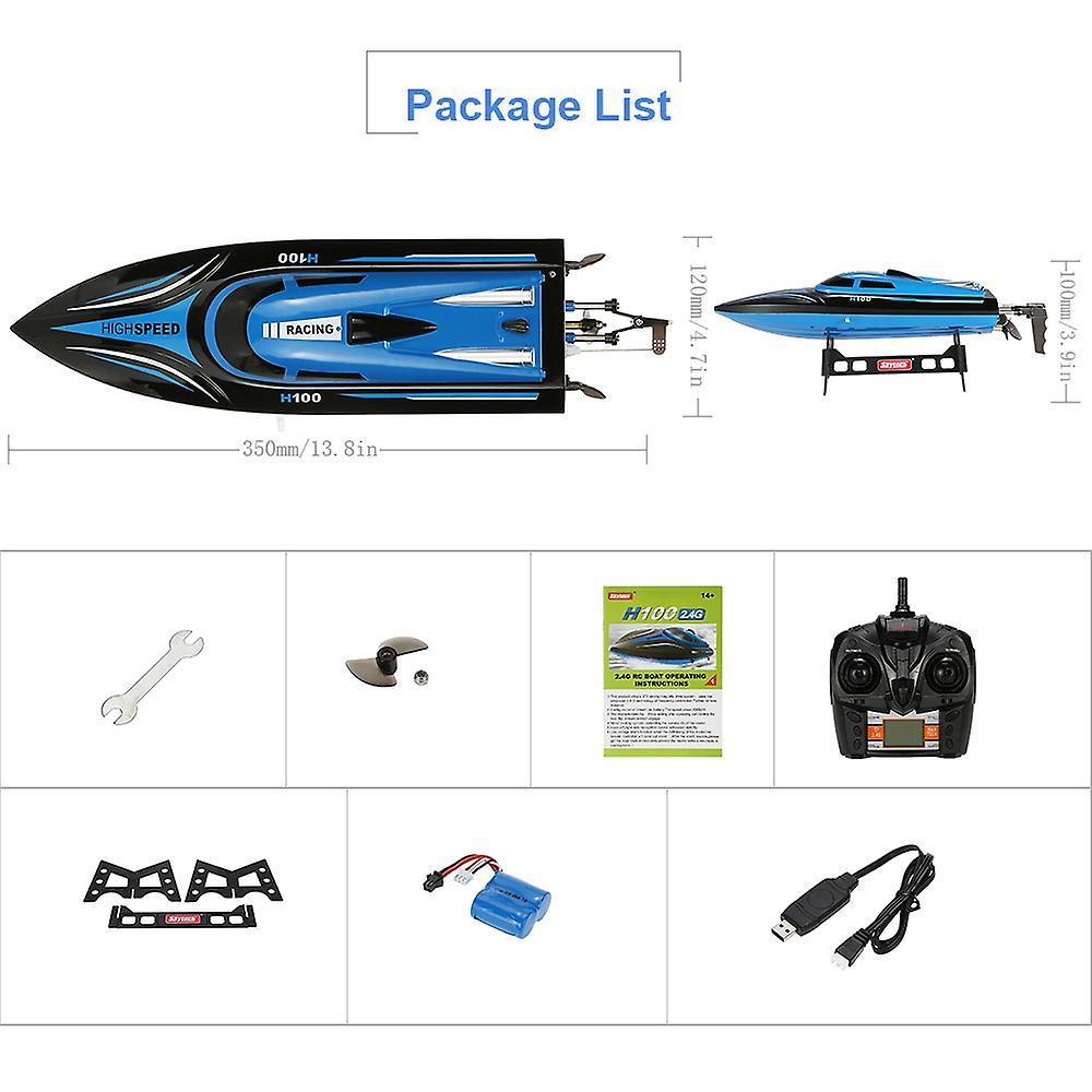 Skytech H100 2.4G Remote Controlled  180° Flip 20KM/H High Speed Electric RC Boat