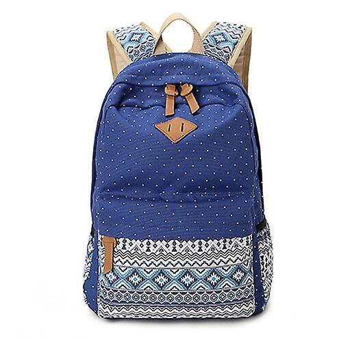 The Brands Market Female travel casual backpack for hiking Navy blue