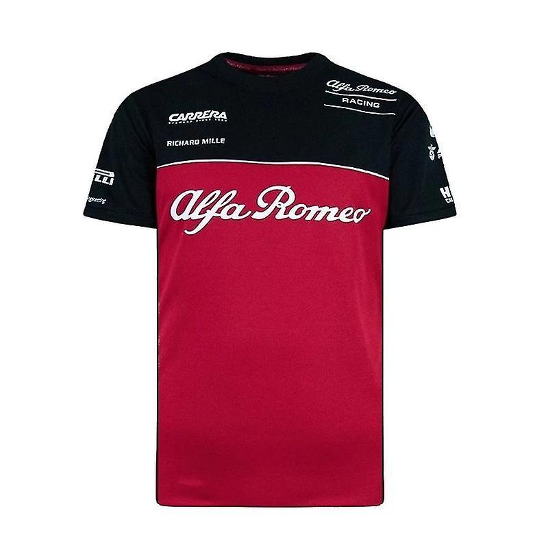 Sfygv Alfa Romeo Team-f1 T-shirt Summer Men's And Women's Racing Suit Extreme Competition Breathable Plus Size T-shirt chen-5201 XL