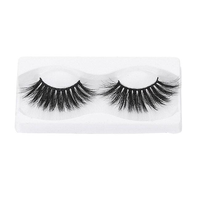 Slowmoose 1pair 3d Mink False Eyelashes - 100% Cruelty Free Criss Cross Lashes, Thick SD-9