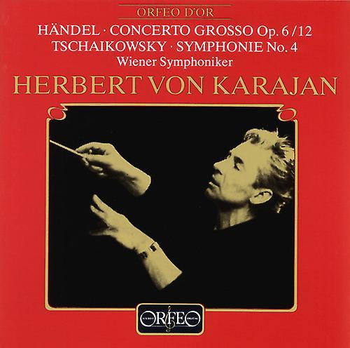 Orfeo Handel / Wiener Symphoniker / Karajan - Concerto Grosso Op. 6/12/ Symphonie No. 4  [COMPACT DISCS] USA import