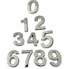 Slowmoose Modern Door Number Plaque Dark Gray Color Number 7