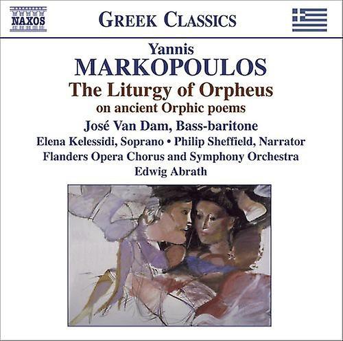 Naxos Markopoulos / Dam / Kelessidi / Sheffield - Liturgy of Orpheus  [COMPACT DISCS] USA import